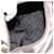 PRADA Hand pouch Satin Gray Silver - vista 17