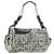 CHANEL Camelia 2.55 Chain Shoulder Bag Wool Tweed White Black CC