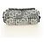 CHANEL Camelia 2.55 Chain Shoulder Bag Wool Tweed White Black CC - vista 11