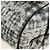 CHANEL Camelia 2.55 Chain Shoulder Bag Wool Tweed White Black CC - vista 13