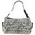CHANEL Camelia 2.55 Chain Shoulder Bag Wool Tweed White Black CC - vista 2