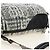 CHANEL Camelia 2.55 Chain Shoulder Bag Wool Tweed White Black CC - vista 6