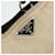 PRADA Plastic Chain Tote Bag Canvas Beige Silver - vista 14