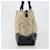 PRADA Plastic Chain Tote Bag Canvas Beige Silver - vista 4