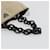 PRADA Plastic Chain Tote Bag Canvas Beige Silver - vista 7