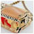 PRADA Chain Shoulder Bag Canvas Brown Gold - vista 10