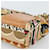 PRADA Chain Shoulder Bag Canvas Brown Gold - vista 12