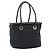 Céline CELINE Circle Hand Bag Nylon Black Gold
