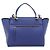 Céline CELINE Belt bag Hand Bag Leather 2way Blue Gold - vista 3