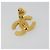 CHANEL Earring metal Gold Tone CC - vista 12