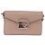 PRADA Shoulder Bag Saffiano leather Beige Silver - vista 13