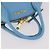 Miu Miu Hand Bag Leather 2way Light Blue Gold - vista 7