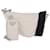 PRADA Shoulder Bag Leather White Silver  - vista 1