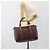 Céline CELINE Macadam Canvas Hand Bag PVC Brown - vista 19