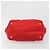 PRADA Ribbon Hand Bag Nylon Red Gold - vista 5