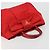 PRADA Ribbon Hand Bag Nylon Red Gold - vista 6
