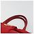 PRADA Ribbon Hand Bag Nylon Red Gold - vista 8