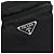 Borsa a tracolla PRADA in nylon nero e argento, autentica BA13615A - vista 14