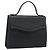 SAINT LAURENT Hand Bag Leather Black Gold