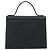 SAINT LAURENT Hand Bag Leather Black Gold - vista 2