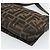 FENDI Zucca Canvas Shoulder Bag Black Brown Silver - vista 15