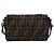 FENDI Zucca Canvas Shoulder Bag Black Brown Silver - vista 2