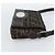 FENDI Zucca Canvas Shoulder Bag Black Brown Silver - vista 4