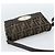 FENDI Zucca Canvas Shoulder Bag Black Brown Silver - vista 6