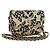 CHANEL Mini Matelasse Chain Shoulder Pouch Satin Beige Silver CC