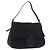 FENDI Mamma Baguette Shoulder Bag Wool Navy Silver