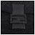 FENDI Mamma Baguette Shoulder Bag Wool Navy Silver - vista 16