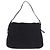 FENDI Mamma Baguette Shoulder Bag Wool Navy Silver - vista 3