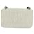 PRADA Gathered Chain Shoulder Bag Leather White Silver - vista 2
