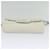PRADA Gathered Chain Shoulder Bag Leather White Silver - vista 5