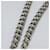 PRADA Gathered Chain Shoulder Bag Leather White Silver - vista 8