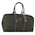PRADA Boston Bag Nylon Khaki Silver