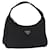 PRADA Hand Bag Nylon Black