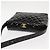 CHANEL Matelasse Shoulder Bag Patent leather Black Gold CC - vista 6