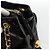 CHANEL Chain Tote Bag Patent Leather Black Gold CC - vista 18