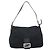 FENDI Mamma Baguette Shoulder Bag Cotton Jersey Black Silver - vista 13