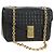 Céline CELINE Chain Shoulder Bag Leather Black Gold