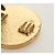 CHANEL Earring metal Gold Tone CC - vista 6