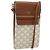 Céline CELINE Triomphe Shoulder Pouch Bag PVC White