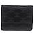 Céline CELINE Triomphe 3 Fold Wallet Leather Black Gold - vista 13