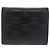 Céline CELINE Triomphe 3 Fold Wallet Leather Black Gold - vista 2