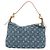 LOUIS VUITTON Monogram Denim Buggy PM Shoulder Bag Blue M95049 LV - vista 2