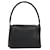 GUCCI Bamboo Shoulder Bag Leather Black Silver