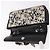 CHANEL Choco Bar Chain Shoulder Bag Satin Black Silver CC - vista 10