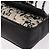 CHANEL Choco Bar Chain Shoulder Bag Satin Black Silver CC - vista 14