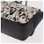 CHANEL Choco Bar Chain Shoulder Bag Satin Black Silver CC - vista 16